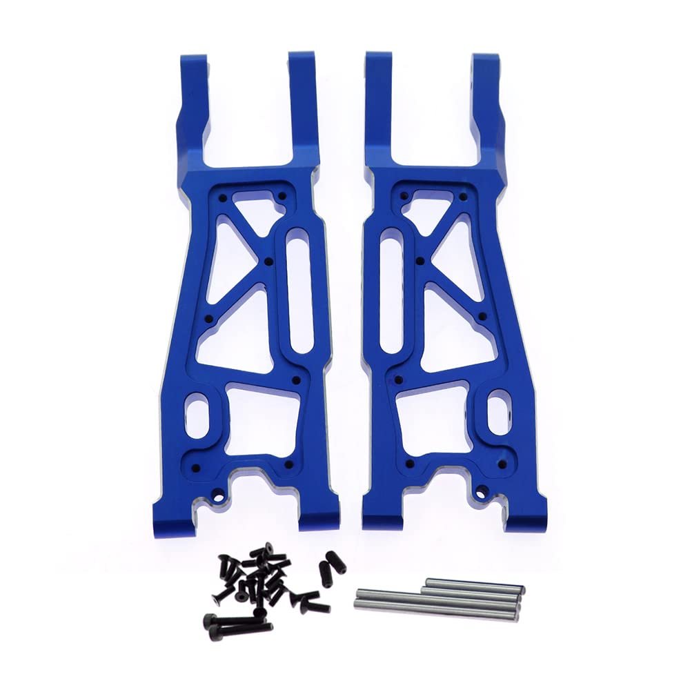 Alloy Front Suspension Arm 9530 9531 for 1/8 Traxxas Sledge 4WD Monster Truck 95076-4 Upgarde Parts (Dark Blue)