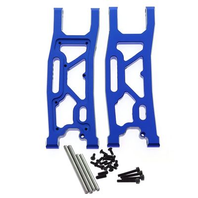 Alloy Rear Suspension Arm 9533 9534 for 1/8 Traxxas Sledge 4WD Monster Truck 95076-4 Upgarde Parts (Dark Blue)