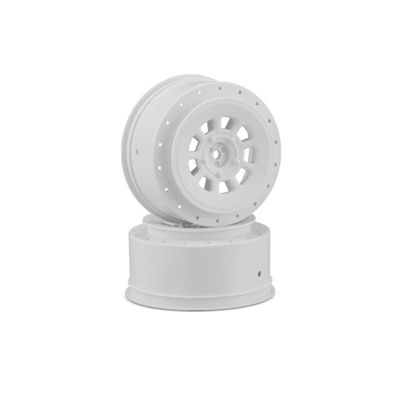 JConcepts Inc. 9-Shot 12mm Hex 3mm Offset Wheel White 2pc JCO3420W RC Tire