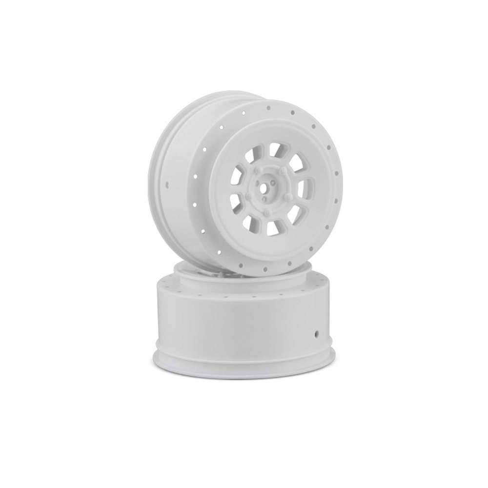 JConcepts Inc. 9-Shot 12mm Hex 3mm Offset Wheel White 2pc JCO3420W RC Tire