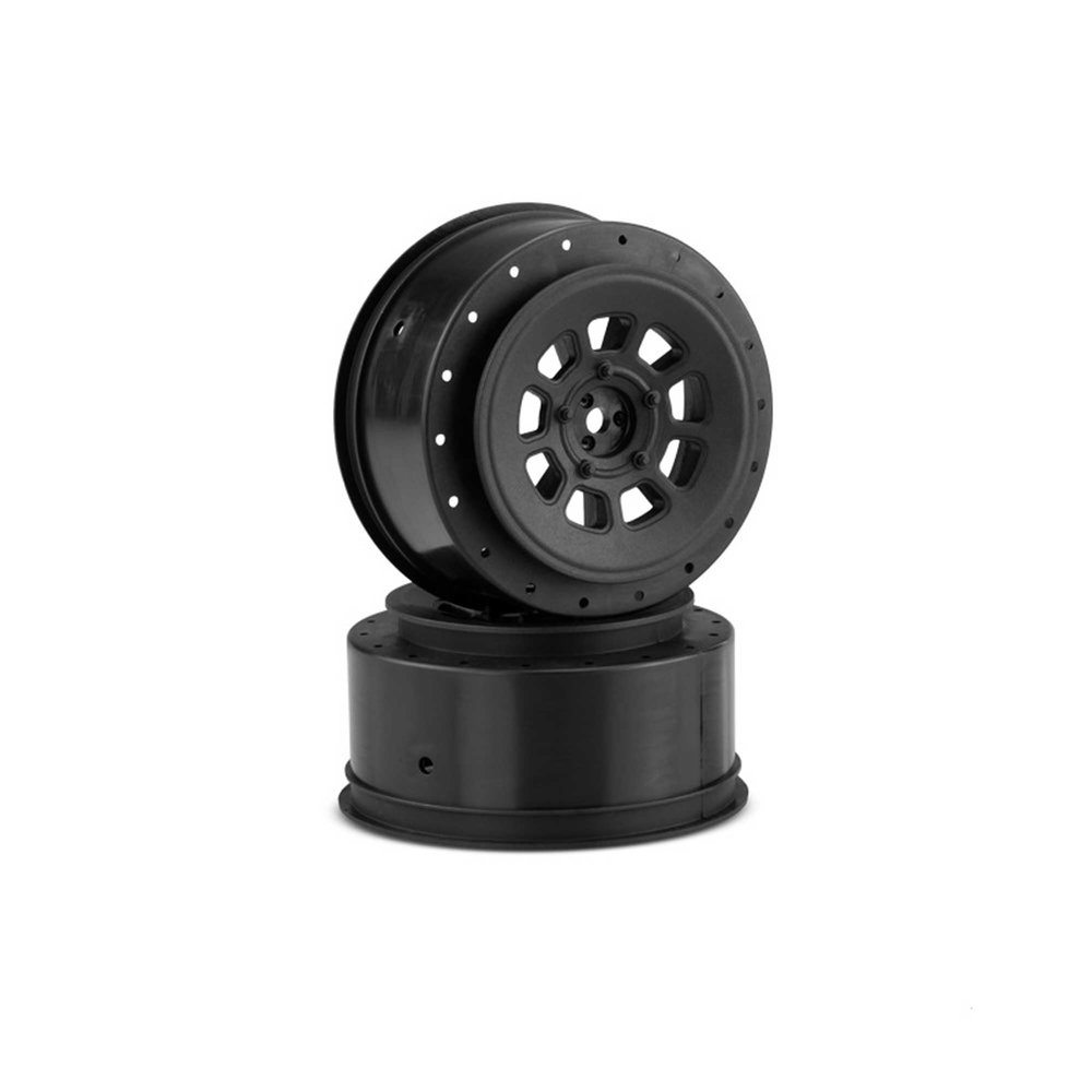 J Concepts Inc. 9-Shot 12mm Hex 3mm Offset Wheel Black 2pc JCO3420B RC Tire