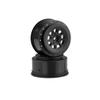J Concepts Inc. 9-Shot 12mm Hex 3mm Offset Wheel Black 2pc JCO3420B RC Tire view 2