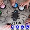Teacher's Choice Light Up Game Buzzer System, Displays The Winning Player Loud, Unique Sounds for Each Buzzer, Great for Trivia Games, Family Feud, Jeopardy (8 Pack) view 4