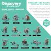 Discovery #Mindblown STEM 12-in-1 Solar Robot Creation 197-Piece Kit with Working Solar Powered Motorized Engine and Gears, Construction Engineering Set for Ages 8 and Up view 4