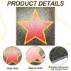 100 Sheets Movie Walk Star Stickers Red Carpet Stickers with Black Marker Movie Theme Party Decorations Set Boulevard Star for Red Carpet Party Night Decorations view 3