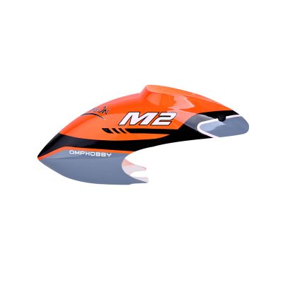 OMPHOBBY M2 Helicopter Parts Canopy Rc Heli Accessories for OMPHOBBY M2 RC Helicopters OSHM2040(Orange)
