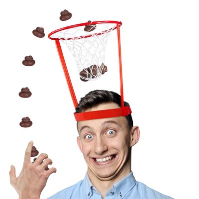 90shine Christmas Gag Gifts Headband Hoop Poop Shoot Game White Elephant Exchange Party Xmas Holiday Fun Carnival Activities