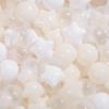 TRENDPLAY Star Ball Pit Balls for Toddlers - 100 Count Star Balls Different Shapes, Non-Toxic Plastic Balls for Safe Play, Boys Girls Festival Party Decoration, Beige+ Clear view 1