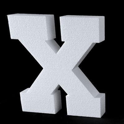 12"H Free Standing 2" Thick EPS Foam Letters Bottom Stable Wind Resistant for Party Signs and Games (Letter X)