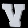 12"H Free Standing 2" Thick EPS Foam Letters Bottom Stable Wind Resistant for Party Signs and Games (Letter V) view 1