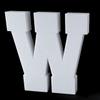 12"H Free Standing 2" Thick EPS Foam Letters Bottom Stable Wind Resistant for Party Signs and Games (Letter W) view 1
