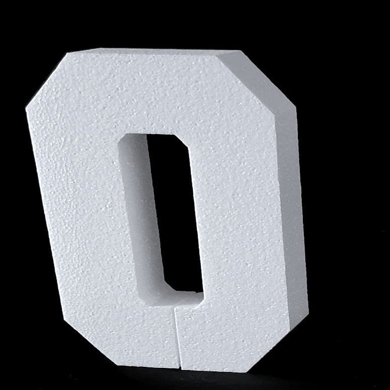 12"H Free Standing 2" Thick EPS Foam Letters Bottom Stable Wind Resistant for Party Signs and Games (Letter O)