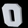 12"H Free Standing 2" Thick EPS Foam Letters Bottom Stable Wind Resistant for Party Signs and Games (Letter O) view 1