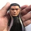 1/6 Scale Male Head Sculpt, Chinese Ancient Male Head Carved for 12inch Soldier Action Figure Doll (A) view 1