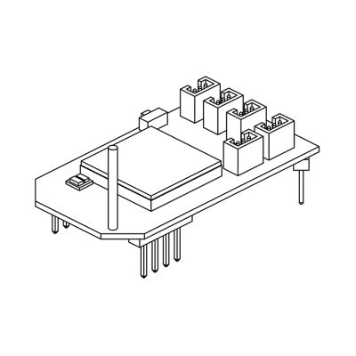 OMPHOBBY M2 Helicopter Parts Flight Control PCB Board Set OSHM2071 Rc Heli Accessories for OMPHOBBY M2 RC Helicopters