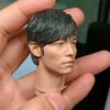 1/6 Scale Male Head Sculpt, Asian Male Head Carved for 12inch Soldier Action Figure Doll (B) view 2