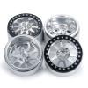 4pcs 2.2" Beadlock Wheel Rims Hubs, 1/10 RC Wheel Rims for Axial Wraith AX90018 90048 RC Car Upgrade Parts(Silver & Black) view 3