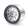 4pcs 2.2" Beadlock Wheel Rims Hubs, 1/10 RC Wheel Rims for Axial Wraith AX90018 90048 RC Car Upgrade Parts(Silver & Black) view 4