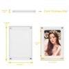 Baskiss 2 Pack Magnetic Card Holders, 66 x 91 mm Card Cares Clear Trading Cards Cases Protectors for Kpop Photocard Sports Card Baseball Card Basketball Card Trading and Display (Single Slot) view 3