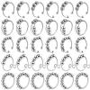 Yinkin 30 Pcs Anxiety Fidget Ring for Women Stainless Steel Adjustable Fidget Spinner Ring with Beads for Men Adults Stress Relief(Silver) view 1