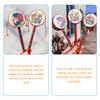 Kisangel Monkey Drum Chinese Rattle Drum Traditional Wooden Baby Handheld Rattle for Baby Soothing Toy view 2