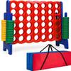 Costzon Giant 4-in-A-Row, Jumbo 4-to-Score Giant Games for Kids & Adults, Indoor Outdoor Party Family Connect Plastic Game, 4 Feet Wide by 3.5 Feet Tall with Carrying Bag view 1