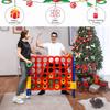 Costzon Giant 4-in-A-Row, Jumbo 4-to-Score Giant Games for Kids & Adults, Indoor Outdoor Party Family Connect Plastic Game, 4 Feet Wide by 3.5 Feet Tall with Carrying Bag view 3