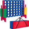 Costzon Giant 4-in-A-Row, Jumbo 4-to-Score Giant Games for Kids & Adults, Indoor Outdoor Party Family Connect Plastic Game, 4 Feet Wide by 3.5 Feet Tall with Carrying Bag view 1