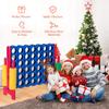 Costzon Giant 4-in-A-Row, Jumbo 4-to-Score Giant Games for Kids & Adults, Indoor Outdoor Party Family Connect Plastic Game, 4 Feet Wide by 3.5 Feet Tall with Carrying Bag view 2