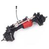 RC Axles Complete Nylon Front Rear Portal Axle with Differential Lock Kit for 1/10 RC Car Crawler TRX-4 Defender Bronco TRX4 Chassis DIY Upgrade Parts view 2