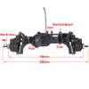 RC Axles Complete Nylon Front Rear Portal Axle with Differential Lock Kit for 1/10 RC Car Crawler TRX-4 Defender Bronco TRX4 Chassis DIY Upgrade Parts view 4