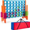 Costzon Giant 4-in-A-Row, Jumbo 4-to-Score Giant Games for Kids & Adults, Indoor Outdoor Party Family Connect Plastic Game, 4 Feet Wide by 3.5 Feet Tall with Carrying Bag view 1