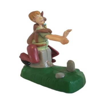 1996 Shaggy Burger King Pull & Go Grave Happy Meal