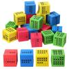 Hanaive 20 Pcs Ten Frame Foam Dice for Classroom Math Manipulatives Kindergarten Classroom Supplies for Teachers Elementary Subitizing Educational Counting Toys Math Learning Tools view 1