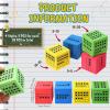 Hanaive 20 Pcs Ten Frame Foam Dice for Classroom Math Manipulatives Kindergarten Classroom Supplies for Teachers Elementary Subitizing Educational Counting Toys Math Learning Tools view 2