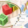 Hanaive 20 Pcs Ten Frame Foam Dice for Classroom Math Manipulatives Kindergarten Classroom Supplies for Teachers Elementary Subitizing Educational Counting Toys Math Learning Tools view 4