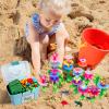 Valentines Toys Gifts for 2 3 4 5 6 Years Old Toddler Girls Boys, 156 PCS Insect Flower Garden Building Educational STEM Learning Pretend Play Gardening Set, Birthday Gifts for Preschool Kids Age 2+ view 4