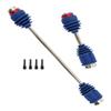 RCMYou Centor Drive Shaft Upgrades Part for 1/10 E-Revo VXL Brushess(E-Revo 2.0),Front Rear #45 Steel Centor Driveshafts CVD Hop-up,Replace #8655R,2-Pack,Blue (More Powerful) view 1