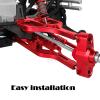 RCMYou Drive Shaft Axles Upgrades Part for 1/10 T-Maxx/Revo/E-Maxx(First Generation),Front Rear #45 Steel Driveshafts CVD Upgrades Parts Hop-up,Replace #5451R,4-Pack,Red (More Powerful) view 3