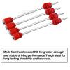 RCMYou Drive Shaft Axles Upgrades Part for 1/10 T-Maxx/Revo/E-Maxx(First Generation),Front Rear #45 Steel Driveshafts CVD Upgrades Parts Hop-up,Replace #5451R,4-Pack,Red (More Powerful) view 4