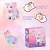 Jimate Interactive Electronic Plush Toy Walking and Barking Robot Cat Plush Cat Remote Control Kitten for Girls (Colorful Cat) view 4