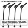 RCMYou Drive Shaft Axles Upgrades for 1/16 E-Revo/E-Revo VXL,Front Rear #45 Steel Driveshafts CVD Upgrades Parts Hop-up,Replace #7151X,4-Pack,Black (More Powerful) view 3