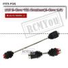 RCMYou Centor Drive Shaft Upgrades Part for 1/10 E-Revo VXL Brushess(E-Revo 2.0),Front Rear #45 Steel Centor Driveshafts CVD Hop-up,Replace #8655R,2-Pack,Black (More Powerful) view 2