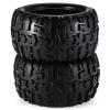 LAFEINA 150mm RC Pre-glued Tires and Wheels Set, 17mm Hex Tyres for 1:8 Monster Car Redcat Rovan HPI E-MAXX Savage Flux HSP Kyosho Hobao Arma Kraton (4 PCS) view 4