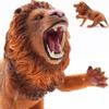 Gemini&Genius Safari Animal Toys, Lion Figurine Toy, Wildlife World Action Figures, Great Gifts, Collection, Cake Topper, Storytelling Props and Room Decor for Kids 4 Years Old and Up view 1
