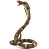 Gemini&Genius King Cobra Figurine Toy- Safari Animal Toys, Fake Snake Action Figures, Scary Snake Toy-6.5 Inches Height, or Garden Decor Scare Birds view 1