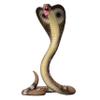 Gemini&Genius King Cobra Figurine Toy- Safari Animal Toys, Fake Snake Action Figures, Scary Snake Toy-6.5 Inches Height, or Garden Decor Scare Birds view 3