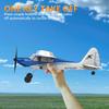 VOLANTEXRC RC Plane Trainer Sport Cub 4CH Remote Control Airplane with Prop Saver, 6-Axis Gyro Stabilizer & 3 Modes to Fly, Radio Controlled Aircraft RTF for Beginners & Adults (500mm,Blue) view 4