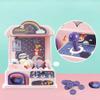 Beyori Children Grab Doll Machine Mini Home Small Game Console Creative Music& Lights Claw Toy Coin-Operated Candy Play, Giving Children The Best Gift (Color : Blue) view 4