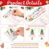 135 Pieces Christmas Party Games Sets, 125 Funny Happy Holiday Party Games Paper Cards with 10 Editable Pencils Gifts for Christmas Eve Winter Themed Family Party Game Supplies (Email Answers Sheet) view 3